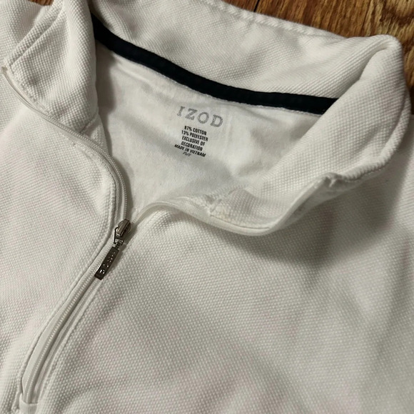 Izod 1/4 Zip Pullover Shirt, Men’s Medium - Picture 3 of 4